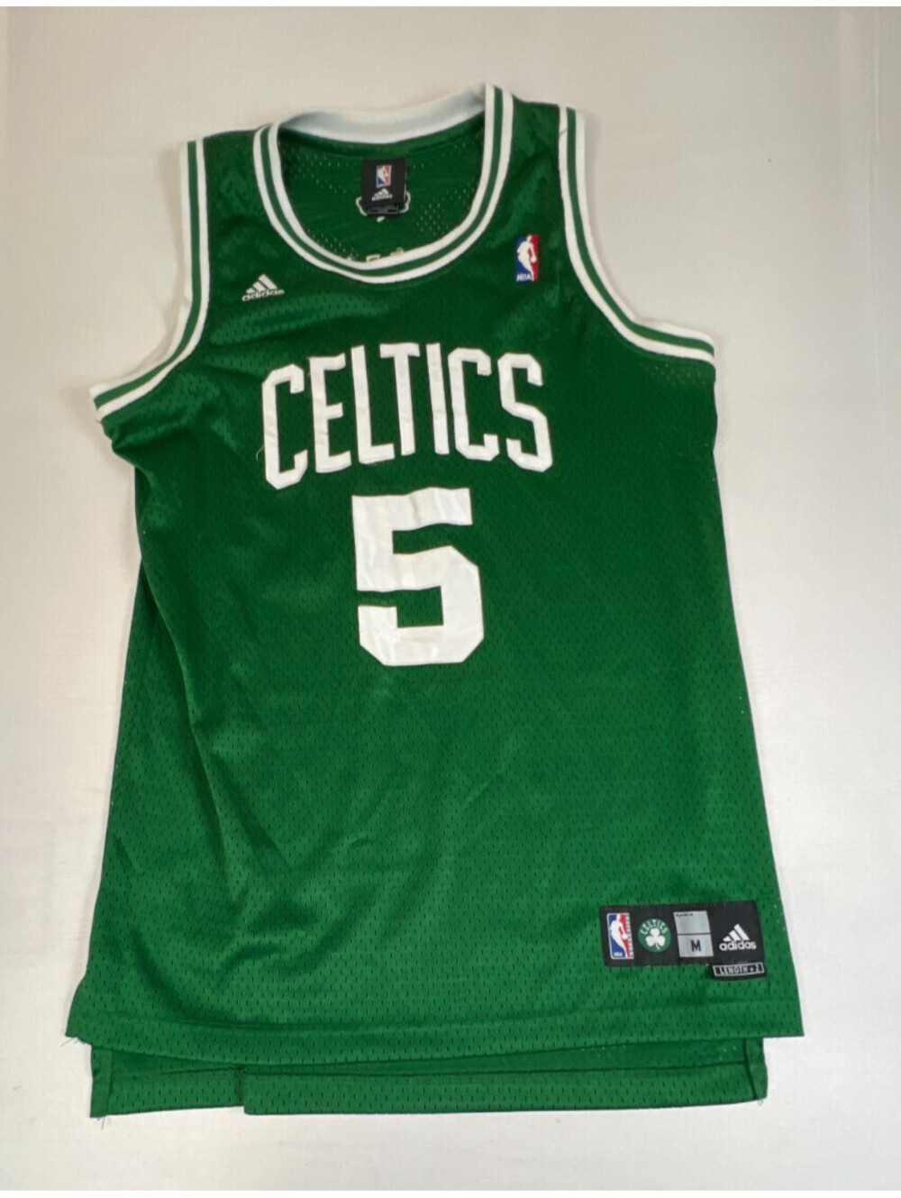 Adidas Boston Celtics Kevin Garnett 5 Men M Green Basketball Jersey NBA